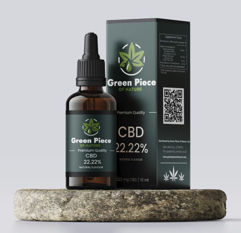 CBD Drops 22,22% (10ml) Natural Flavour