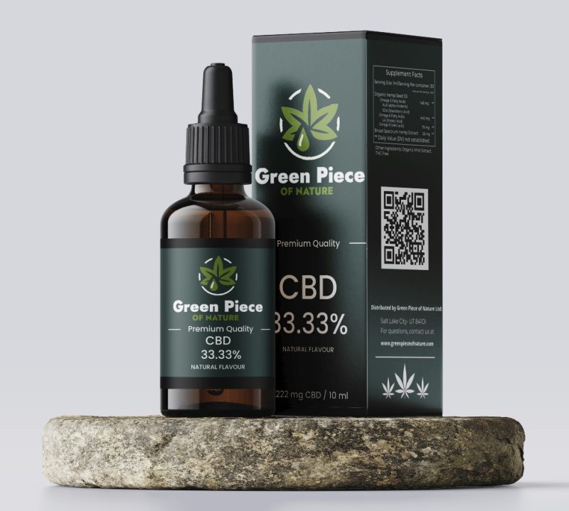 CBD Drops 33,33% (10ml) Natural Flavour